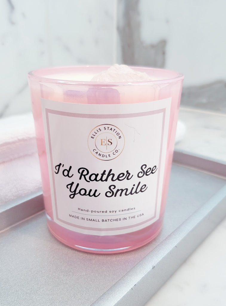 I'd Rather See You Smile 10oz Soy Candle