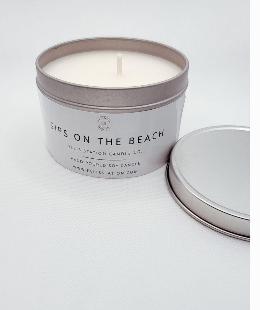 Sips on the Beach Soy Candle
