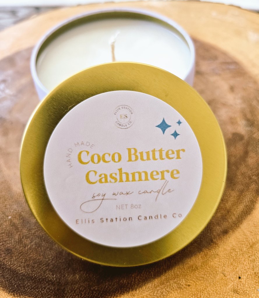 *New* Coco Butter Cashmere soy candle and Room/Linen Spray